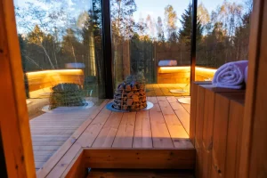Luxury Outdoor Sauna