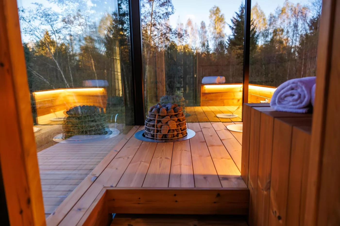 Luxury Outdoor Sauna